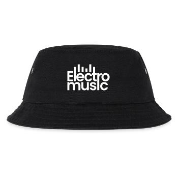 Electro music logo - Kids’ Bucket Hat - black - Front