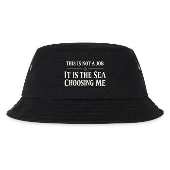 Seemannschaftsgeschenk Für Deckhand Ocean Work - Kinder Bucket Hat - Schwarz - Vorne