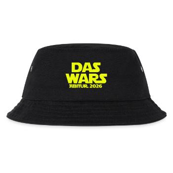 das_wars_abi_2026_abitur_geschenk_shirt_gymnasi - Kinder Bucket Hat - Schwarz - Vorne