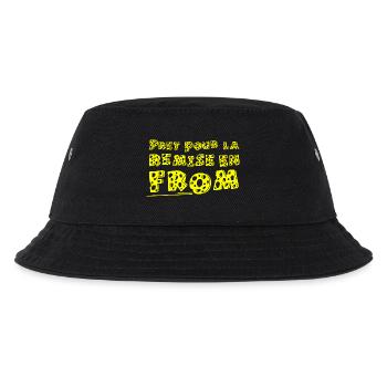 READY FOR THE FROM! (cooking, cheese) - Kids’ Bucket Hat - black - Front