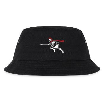 Spartan Sprint Silhouette Mascot Spartan Run - Kids’ Bucket Hat - black - Front