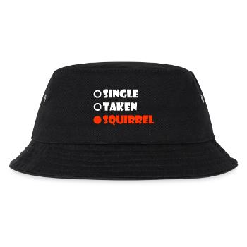 Nur genommenes Eichhörnchen - Kinder Bucket Hat - Schwarz - Vorne