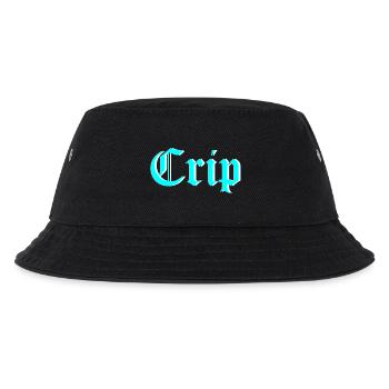 Crip - Kinder Bucket Hat - Schwarz - Vorne