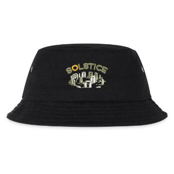 Litha Pagan: Sommersonnenwende, Mittsommer, Mittsommer, Mittsommer. - Kinder Bucket Hat - Schwarz - Vorne
