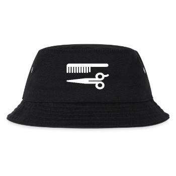 Friseur - Kinder Bucket Hat - Schwarz - Vorne