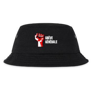 Poing Levé Manif Syndicaliste En grève Générale - Bob Enfant - noir - Devant