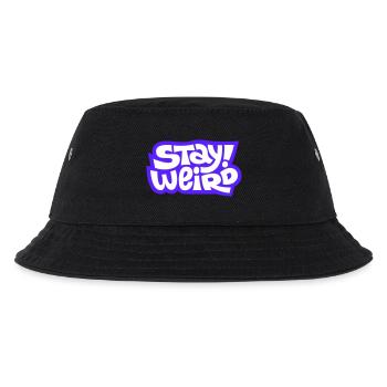 Stay Weird Comic Font Design - Kids’ Bucket Hat - black - Front