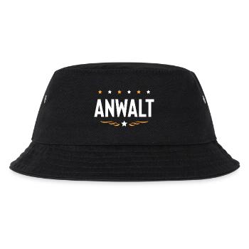 Anwalt Beruf - Kinder Bucket Hat - Schwarz - Vorne