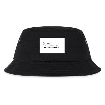 difference - Kinder Bucket Hat - Schwarz - Vorne