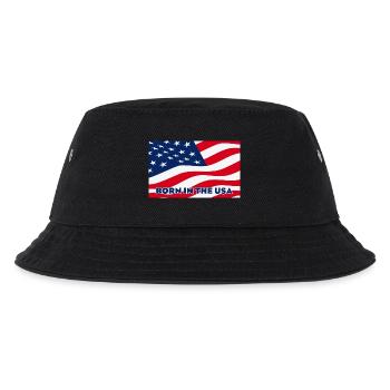 Born in the USA - Kids’ Bucket Hat - black - Front