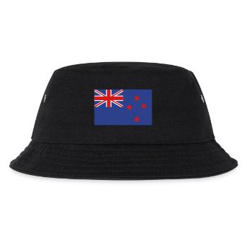new zealand flag - Kinder Bucket Hat - Schwarz - Vorne