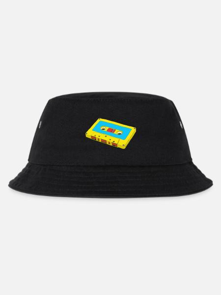 Kompaktkassette - Kinder Bucket Hat - Schwarz