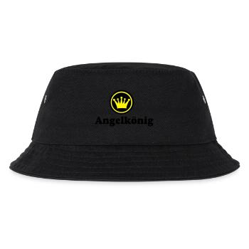 angeln - Kinder Bucket Hat - Schwarz - Vorne