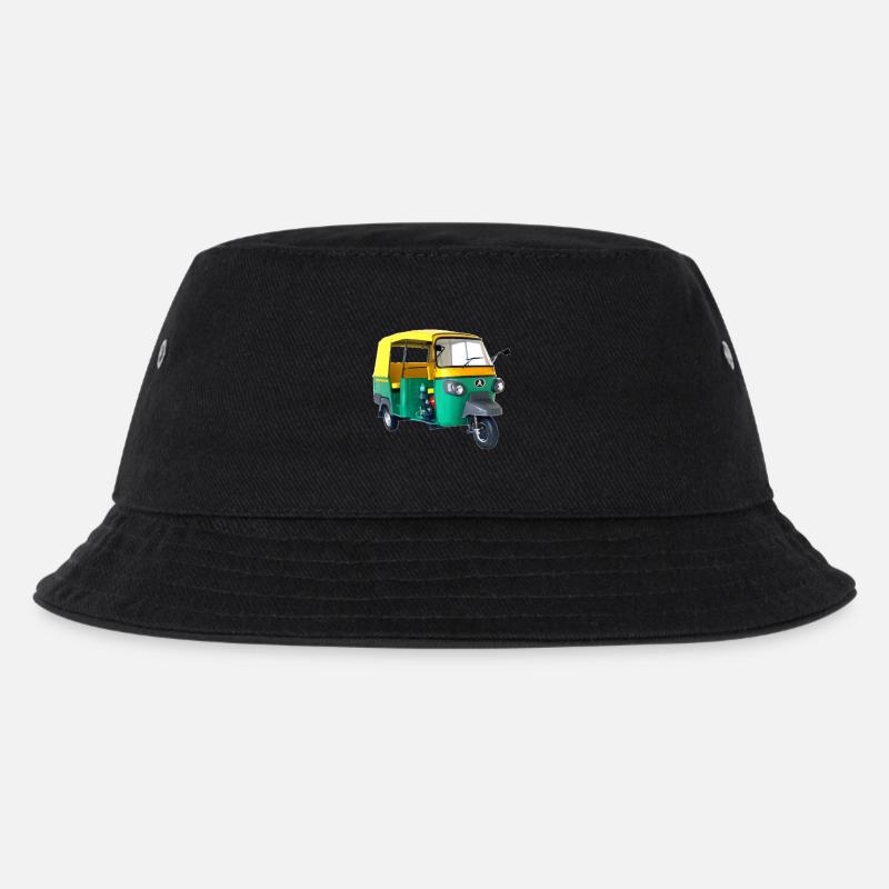 Tuk Tuk - Kinder Bucket Hat - Schwarz