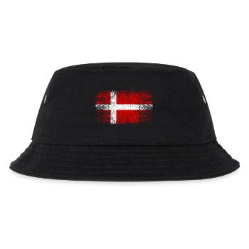 Daenemark 002 AllroundDesigns - Kinder Bucket Hat - Schwarz - Vorne