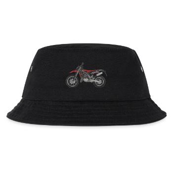 Motocross - Kinder Bucket Hat - Schwarz - Vorne