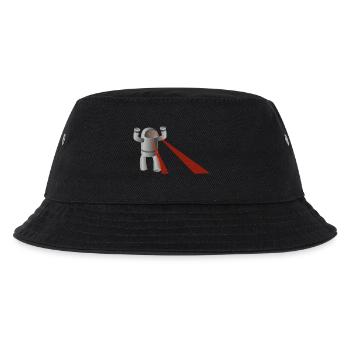 Roboter - Kinder Bucket Hat - Schwarz - Vorne