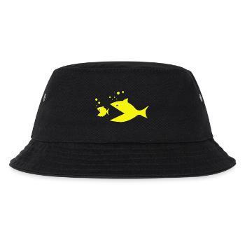 fish - Kids’ Bucket Hat - black - Front