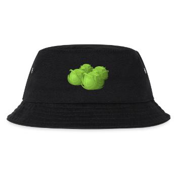 salad salad lettuce halloween vegetables vegetables7 - Kids’ Bucket Hat - black - Front