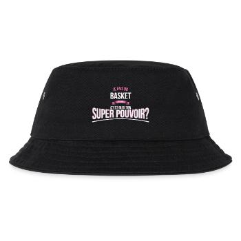 Basket super pouvoir cadeau - Bob Enfant - noir - Devant