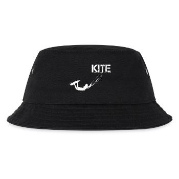 KITE FRAU GESCHENK - Kinder Bucket Hat - Schwarz - Vorne