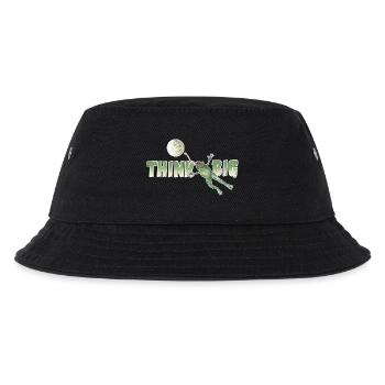 shirt motif frog moon positive think big new - Kids’ Bucket Hat - black - Front