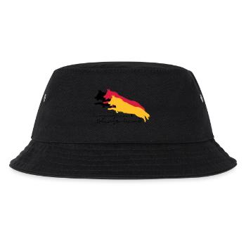 langstockhaar schäferhund - Kinder Bucket Hat - Schwarz - Vorne