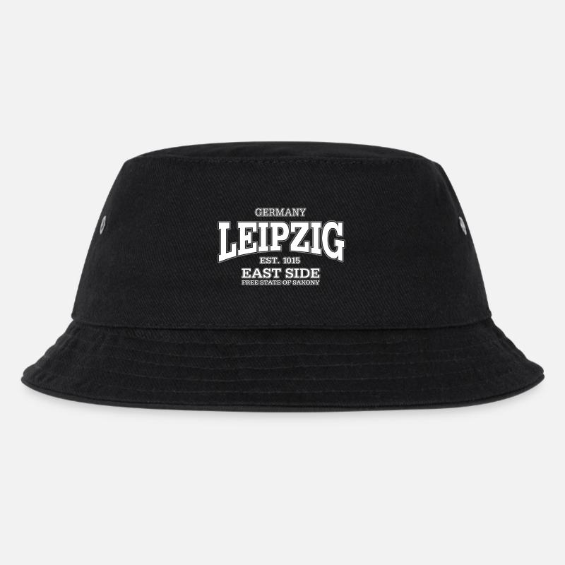 Leipzig (white) - Kinder Bucket Hat - Schwarz
