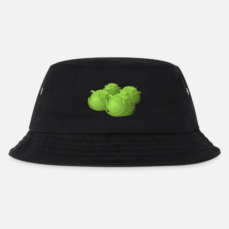 Salat - Kinder Bucket Hat - Schwarz