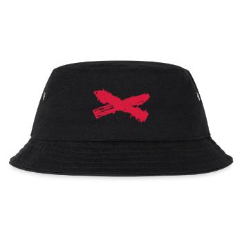 Cross - Kreuz - Kinder Bucket Hat - Schwarz - Vorne