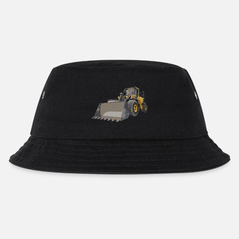 Radlader - Kinder Bucket Hat - Schwarz