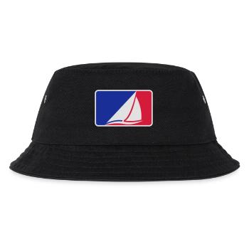 Sailing Boat Sport Logo Design - Kids’ Bucket Hat - black - Front