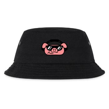 Party pork cool sunglasses - Kids’ Bucket Hat - black - Front