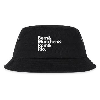 Wm Helden - Kinder Bucket Hat - Schwarz - Vorne