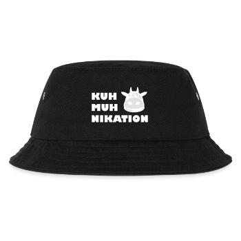 Kommunikation Kuh - Kinder Bucket Hat - Schwarz - Vorne