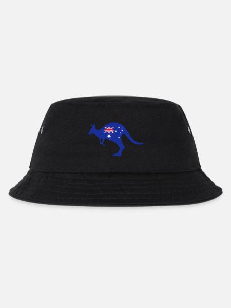 australia - Kids’ Bucket Hat - black