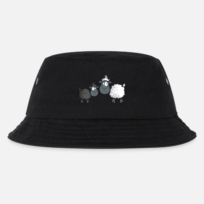 Mouton noir et blanc - Cadeau - Bébé - Bob Enfant - noir