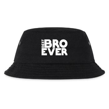 best BRO ever  - Kinder Bucket Hat - Schwarz - Vorne