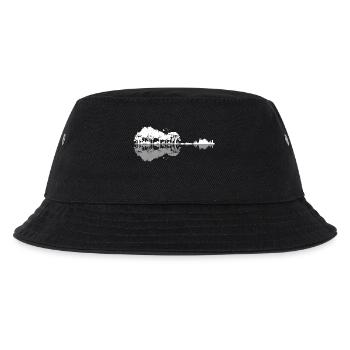 Gitarren-Naturleben - Kinder Bucket Hat - Schwarz - Vorne