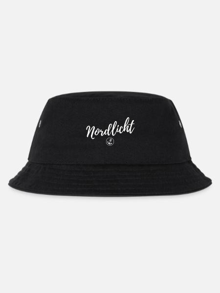 Nordlicht Anker Nordsee Segeln Boot Küste - Kinder Bucket Hat - Schwarz