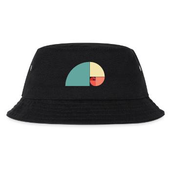 Goldener Schnitt Farbe - Kinder Bucket Hat - Schwarz - Vorne