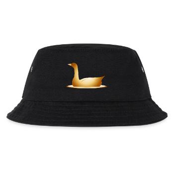 die goldene Gans märchenhaft und geheimnisvoll - Kinder Bucket Hat - Schwarz - Vorne