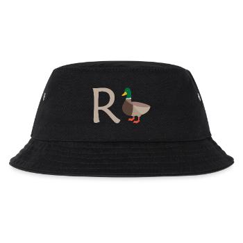 Rente Ente Ruhestand Pension Frührente Geschenk - Kinder Bucket Hat - Schwarz - Vorne