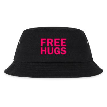 Free hugs - Kinder Bucket Hat - Schwarz - Vorne