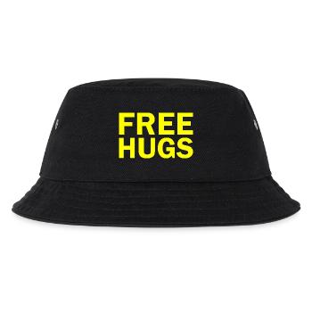 Free hugs - Kinder Bucket Hat - Schwarz - Vorne