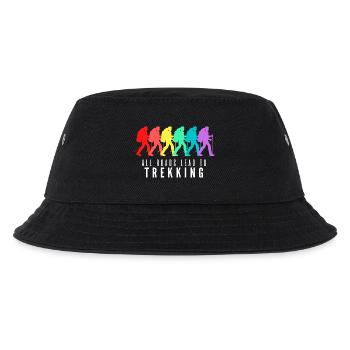 All Roads Lead to Trekking - Kids’ Bucket Hat - black - Front