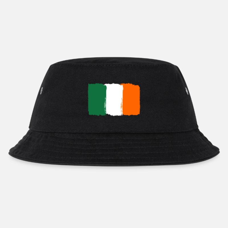 Drapeau de l’Irlande utilisé look - Bob Enfant - noir