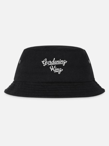 Garten - Kinder Bucket Hat - Schwarz