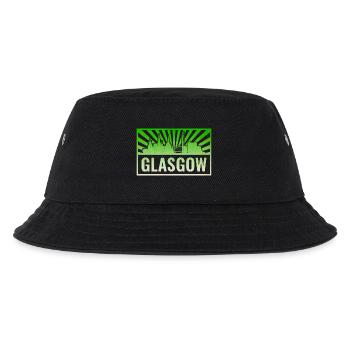 Glasgow Skyline Grunge Green - Bob Enfant - noir - Devant