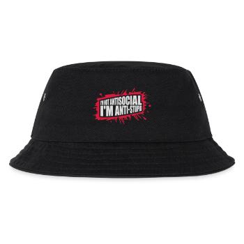 pas antisocial anti-stupide - Bob Enfant - noir - Devant